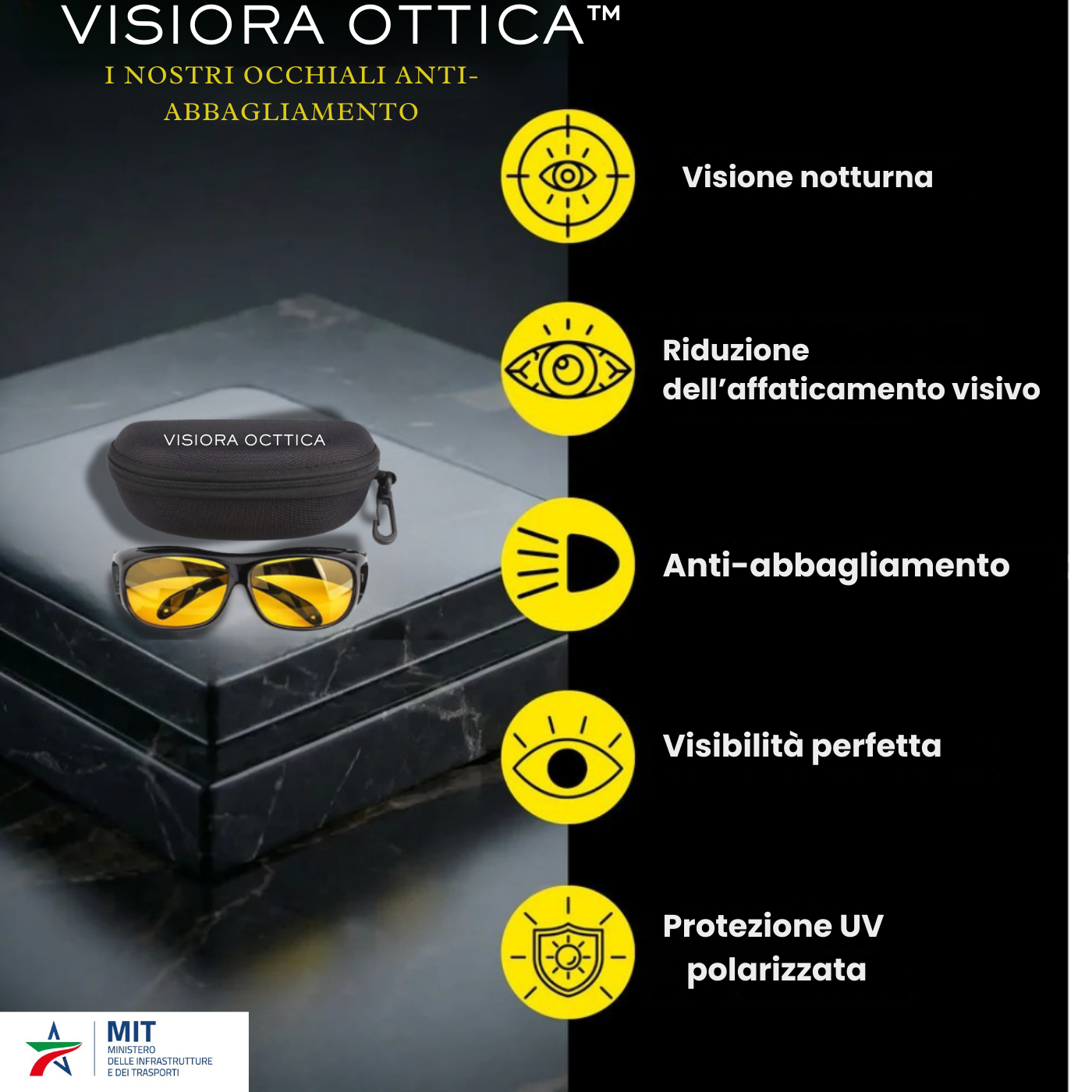 VisioraOttica™ - Gli occhiali che illuminano la tua notte